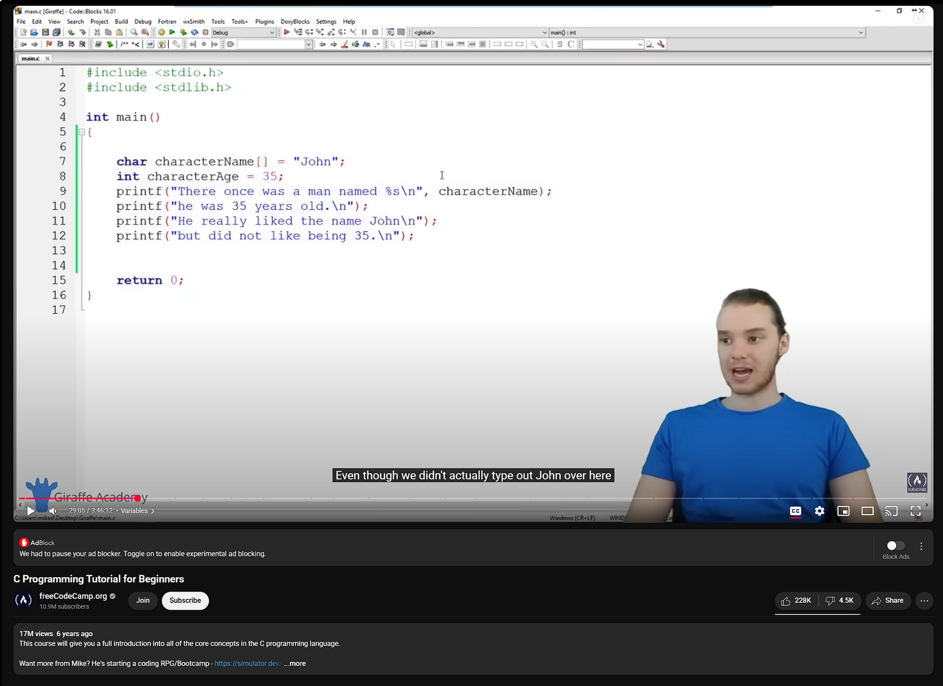 C Programming Tutorial